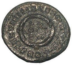 327AD Ancient Roman Empire Coin CONSTANTIUS II, CONSTANTINE‘S SON WREATH XF 2C4