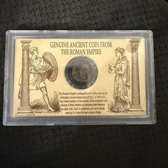 Genuine Ancient Coin from The Roman Empire Hand Struck Between 27 BC And 378 AD