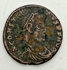 305-306 AD Roman Empire Constantius I Augustus Quarter Follis(?) Siscia Mint