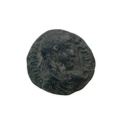 Ancient AE Bronze Follis Roman Coin CONSTANS II 18mm 2.0 gram