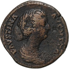 [#1279341] Faustina II, Sestertius, 161-176, Rome, Bronze, VF, RIC:1663