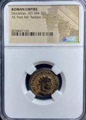 Roman Emperor Diocletian 284-305 AD NGC Genuine Certified Ancient Coin