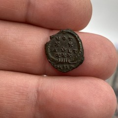 Ancient Rome AE Bronze Reduced Follis Coin – Constans I 337-350 AD