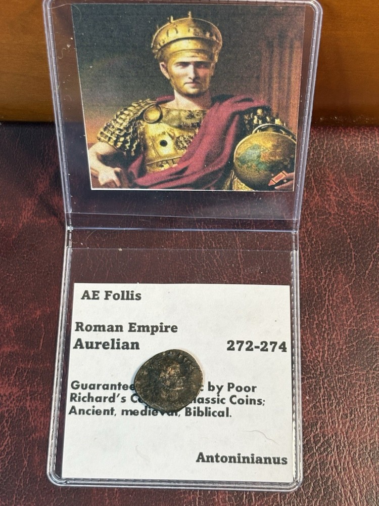 Roman Radiate Aurelian (272-274) “Reunited the Empire” AE Antoninianus CR37