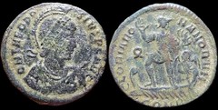 Theodosius I “The Great” Æ Maiorina – Gloria Romanorum