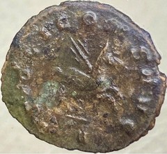 Ancient Roman Coin 260-268AD Emperor Gallienus Zoo Series Pegasus Rare Nice