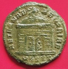 Divus Romulus A.D.309-312 Ostia mint, Half Follis Authentic Ancient Roman coin