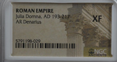 JULIA DOMNA, AD 193-217, AR DENARIUS, NGC CERTIFIED,—112—