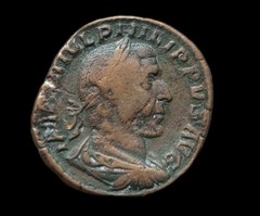 Philip I, Sesterce, Pmtrp II
