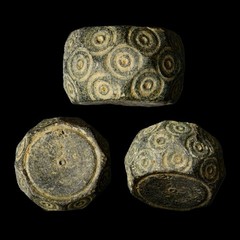 Ancient Roman / Byzantine Bronze Multifaceted Barrel Weight – Circa 300AD