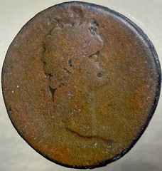 Sestertius Large Ancient Roman Empire Coin Emperor Domitian 81AD-96AD 34 mm
