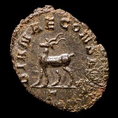 *Lucernae* Gallienus Antoninianus DIANAE CONS AVG XI antelope (241) Rome 267