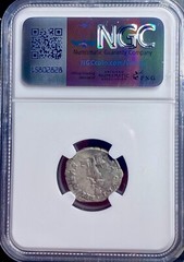 Empress Julia Domna Silver Denarius NGC Genuine Ancient Roman Coin 193AD-217AD