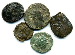 Lot of 5 good quality ancient barbarous antoniniani (radiates), minted in 270’s