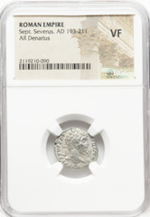Septimus Severus AR Denarius NGC VF