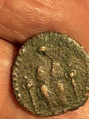 Roman Empress Bronze 2-4th C. Portait/Deity to ID. 15mm Nummus. CR77