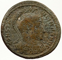 CONSTANTINE I the GREAT 320AD Authentic Ancient Roman Coin CAPTIVES i121515