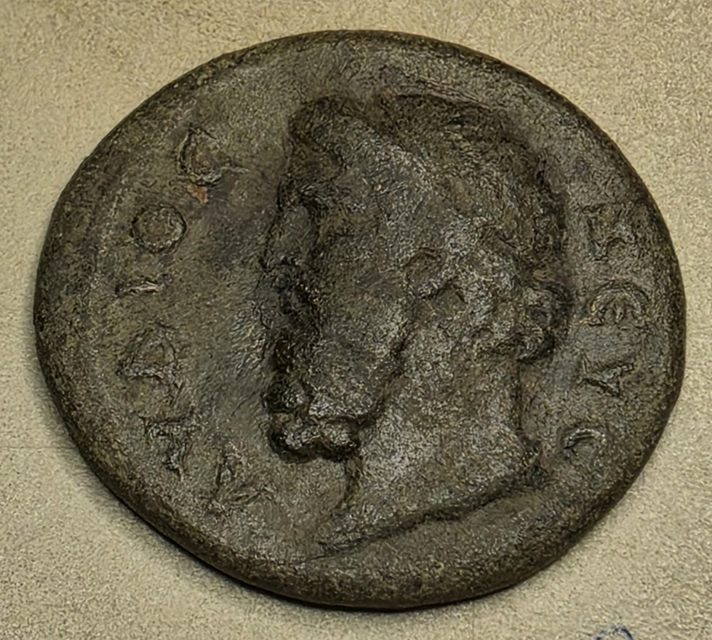 Ancient Roman city state coin