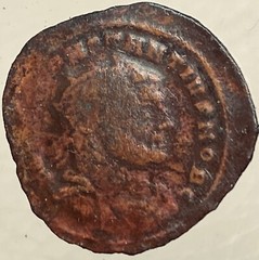 Christian Emperor Constantine The Great Ancient Roman Coin 320-321 AD Wreath