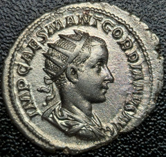 Antoninianus ND(238-239) Gordian III IOVI CONSERVATORI Jupiter Roman Empire Rare