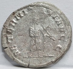 Rome Caesar Emperor VALERIAN AD 253 AR Antoninianus SATURN Antioch Scarce #A18