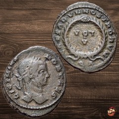 RARE Licinius II coin (Caesar, 317-324) VOT V — ARELATE Arles mint @v514