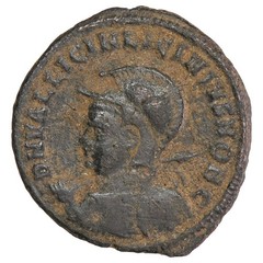 Roman Coin Licinius II Follis Nummus Revers Jupiter 321-323 Cuivre RIC.36