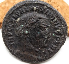 Roman Imperial | Maximinus II Daia | AE Follis | 312 AD | Nicomedia | Genius