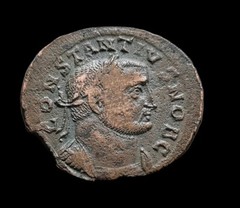 Follis De Constance Chlore , Genio Populi Romani