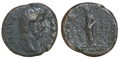 Aelius As, Roman bronze coin PANNONIA – AD 137, RIC 1071
