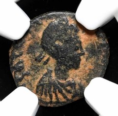 Galla Placidia, AD 421-450, Rare Empress, NGC VG