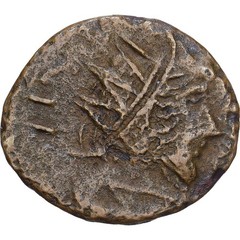 [#139128] Roman Empire, Æ Unit, 3rd century AD, Barbaric imitation, Bronze, F