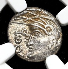 CELTIC, Central Gaul. Sequani. 1st Century BC. Quinarius, Q DOCI, NGC AU
