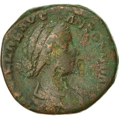 [#491684] Coin, Lucilla, Sestertius, 161-162, Rome, VF, Copper, RIC:1742