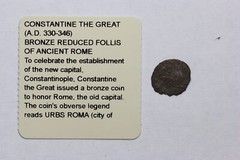 AD 330 Ancient Rome Constantine the Great Reduced Follis URBS ROMA 3OKX