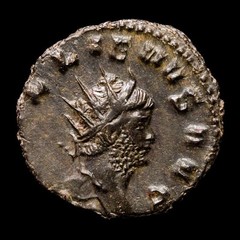 *Lucernae* Gallienus Antoninianus FORTVNA REDVX . Ç (302) Rome mint 266 A.D.