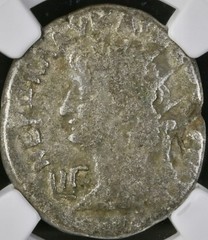 Emperor Nero Alexandria Egypt Graded Roman Tetradrachm 54-68AD NGC Graded Apollo