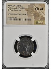 Roman AE Probus (AD 276-282) – NGC Certified Coin (CH-XF) – Rare Collectible