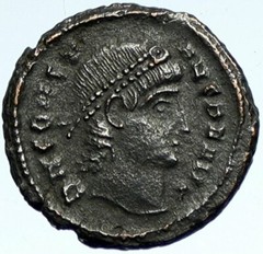 CONSTANS Constantine the Great Son Ancient Roman Coin Wreath of Success i103447