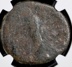 Sestertius Emperor Antoninus Pius Ancient Roman Coin 138-161AD NGC Genuine