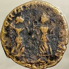 Roman Emperor Constans 342AD-348AD Genuine Ancient Coin 2 Victories Victoriae