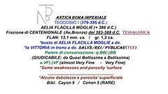 Impero Romano (Teodosio I) AELIA FLACILLA