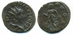 Bronze antoninianus of Tetricus II as Caesar (270-273 AD), SPES AVGG, Gallo-Roma