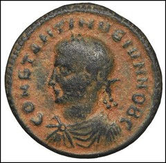 Constantine II Caesar Follis Ancient Roman Bronze Coin Certified Rome