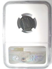 Constantine II Roman Empire Nummus NGC AU Camp Gate Castle Keep Ancient Caesar