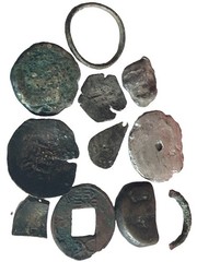 Medieval Byzantine And Ancient Coins And Seals Lot Of 11 Pieces