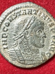 ROMAN EMPIRE IV Century AD bronze Coin FOLLIS of Emperor Constantine I 306-337
