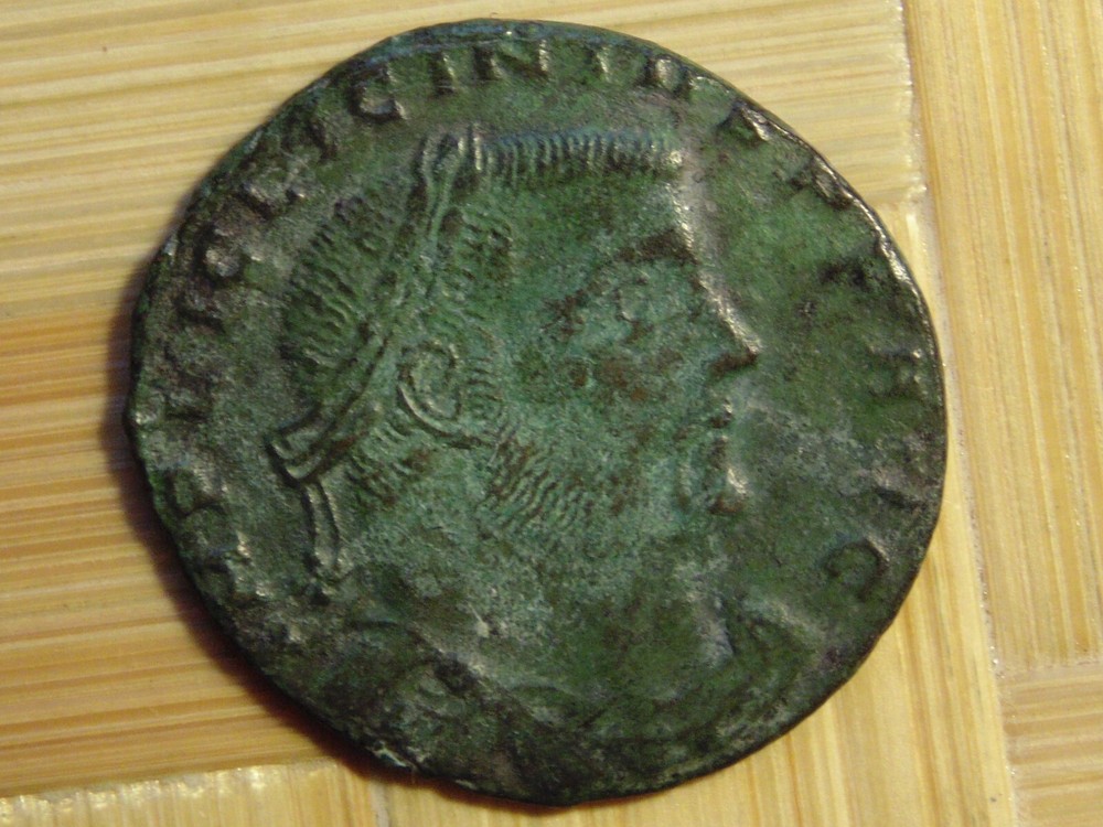Licinius I, AE Follis.308-310 AD, ANCIENT ROMAN IMPERIAL COIN ,cleaned