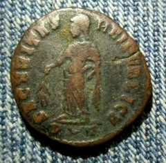 RARE & FINE ANCIENT HELENA ROMAN COIN 324-326 A.D., WIFE OF CONSTANTINE # 294