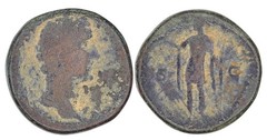 Roman Bronze Sestertius – Rome AD 145/7 – Antoninus Pius